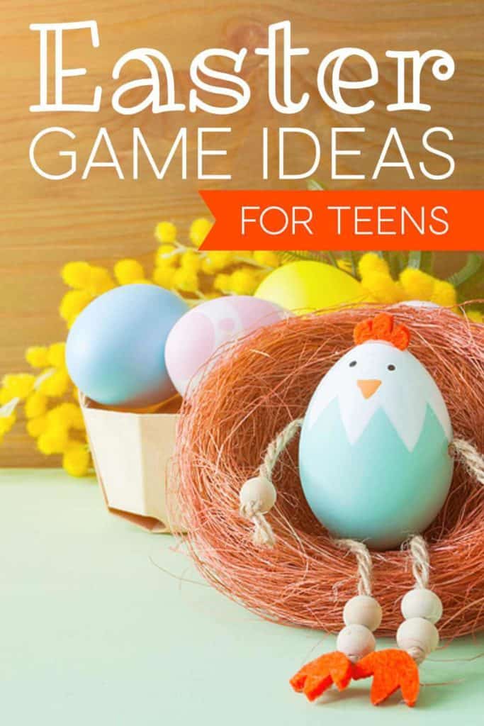 Easter Game Ideas For Teens w/ an egg dressed up!