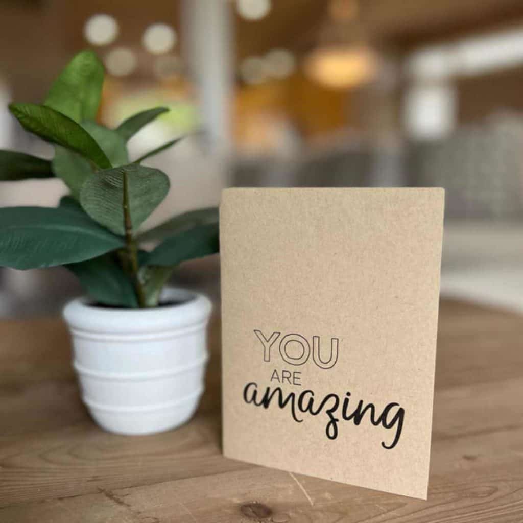 You are amazing printable card.