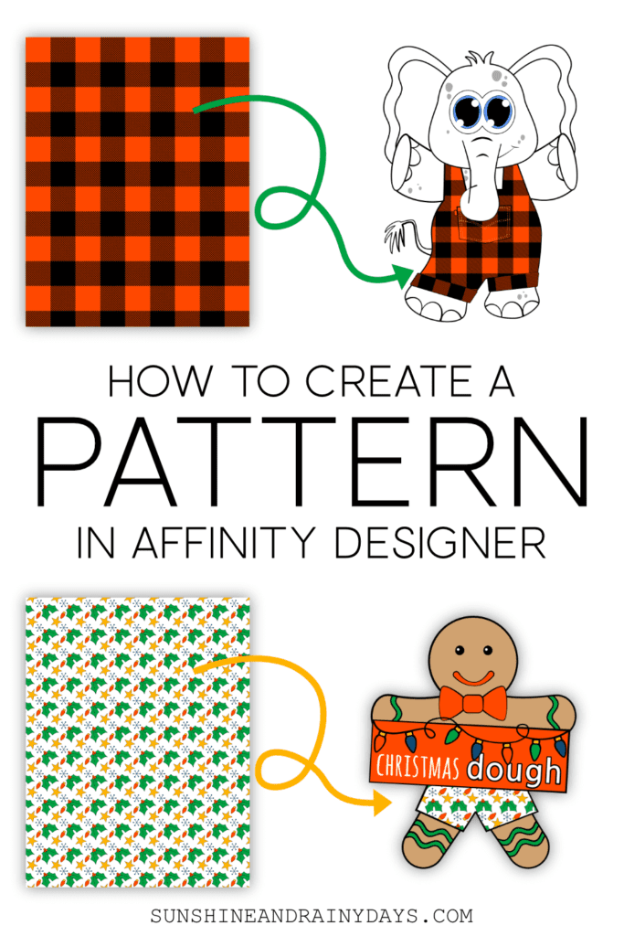 Make a pattern in Affinity Designer to add to shapes!