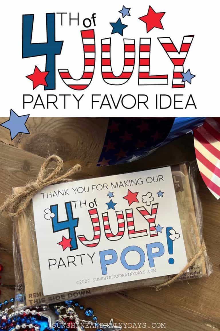 4th of July Party Favor Ideas
