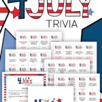 4th of July Trivia Game printables.