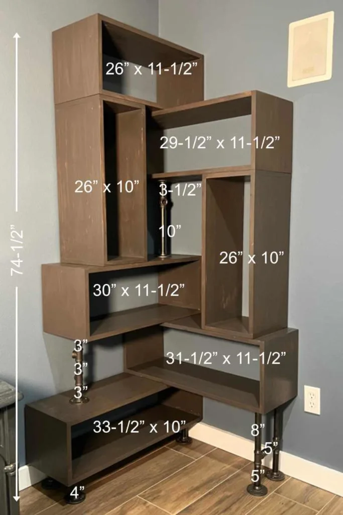 Buy Wooden corner shelf. Corner bathroom she