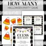Guess How Many Halloween Party Game Printables
