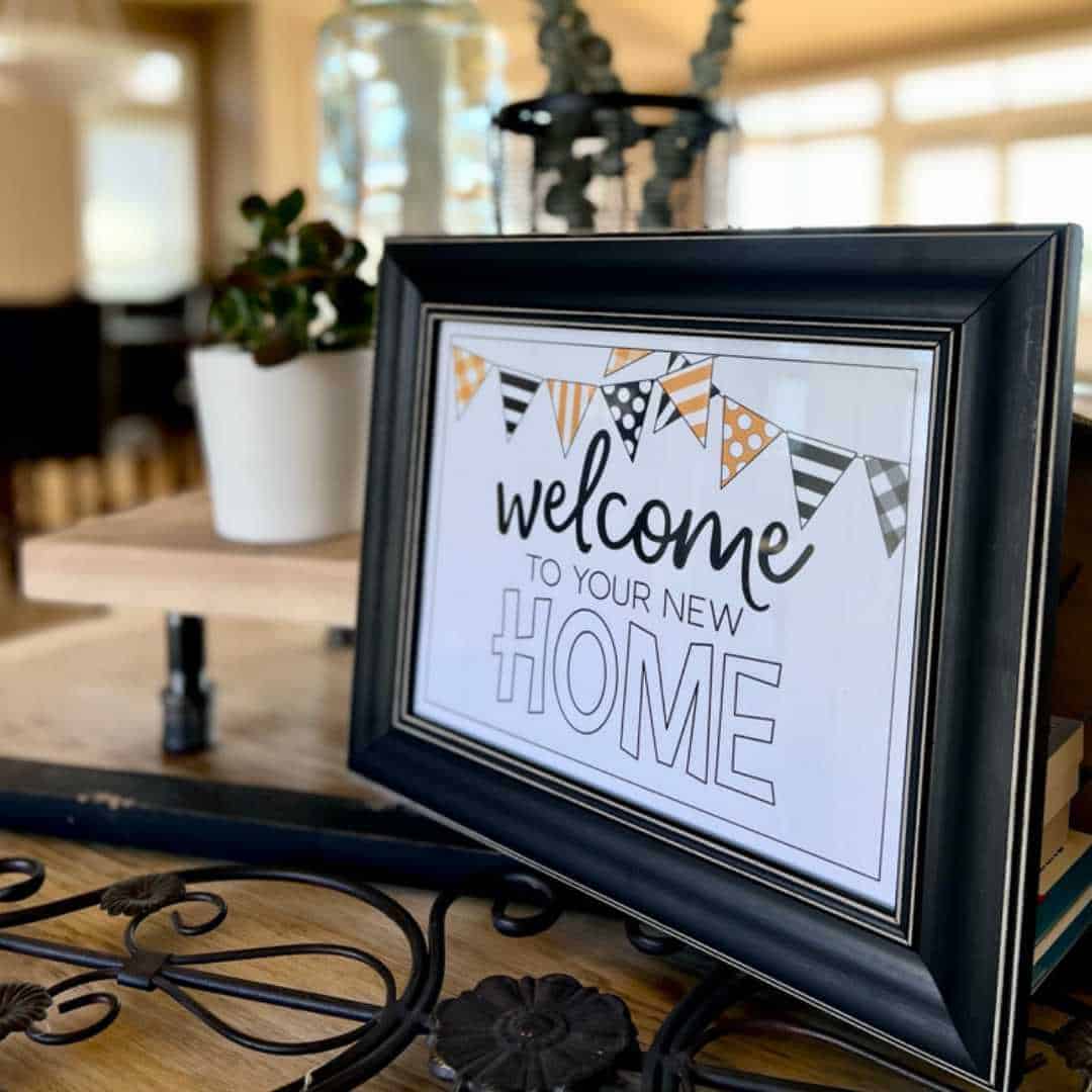 Welcome To Your New Home Printable Sign