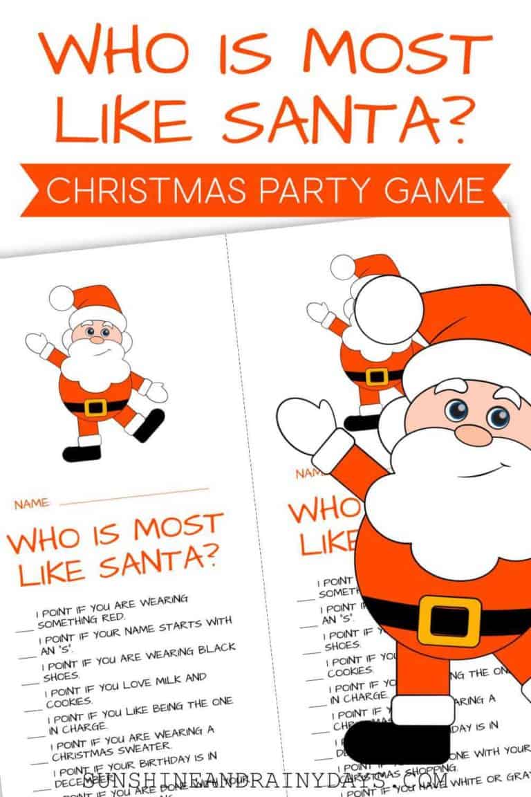 Who Is Most Like Santa Game