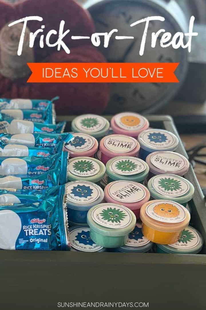 Trick Or Treat Ideas Sunshine and Rainy Days