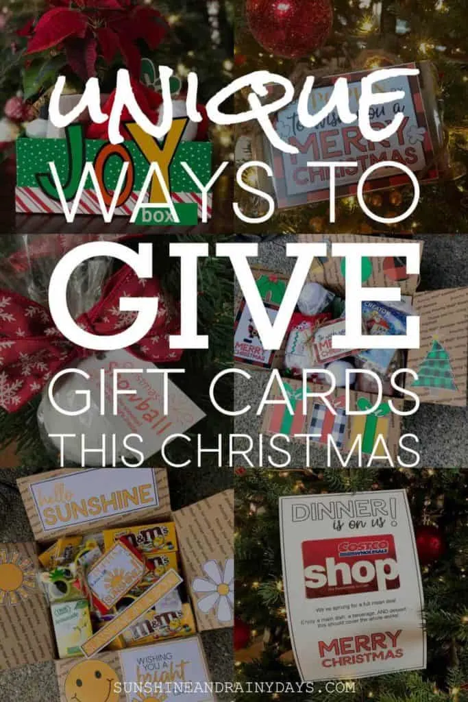 Unique Ways To Give Gift Cards This Christmas