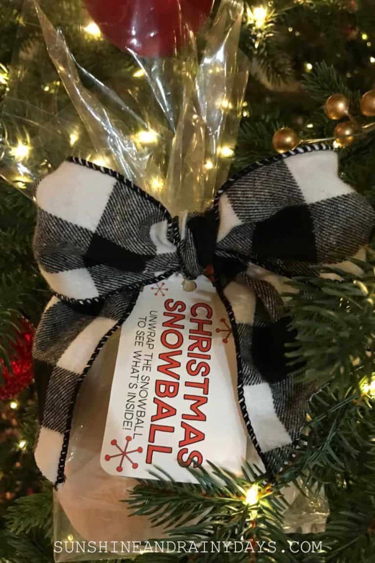 Christmas Snowball – A Creative Way to Give Money!