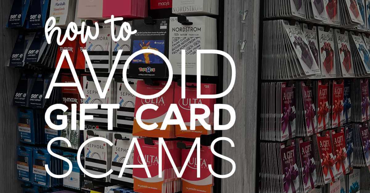 How to spot a gift card scam