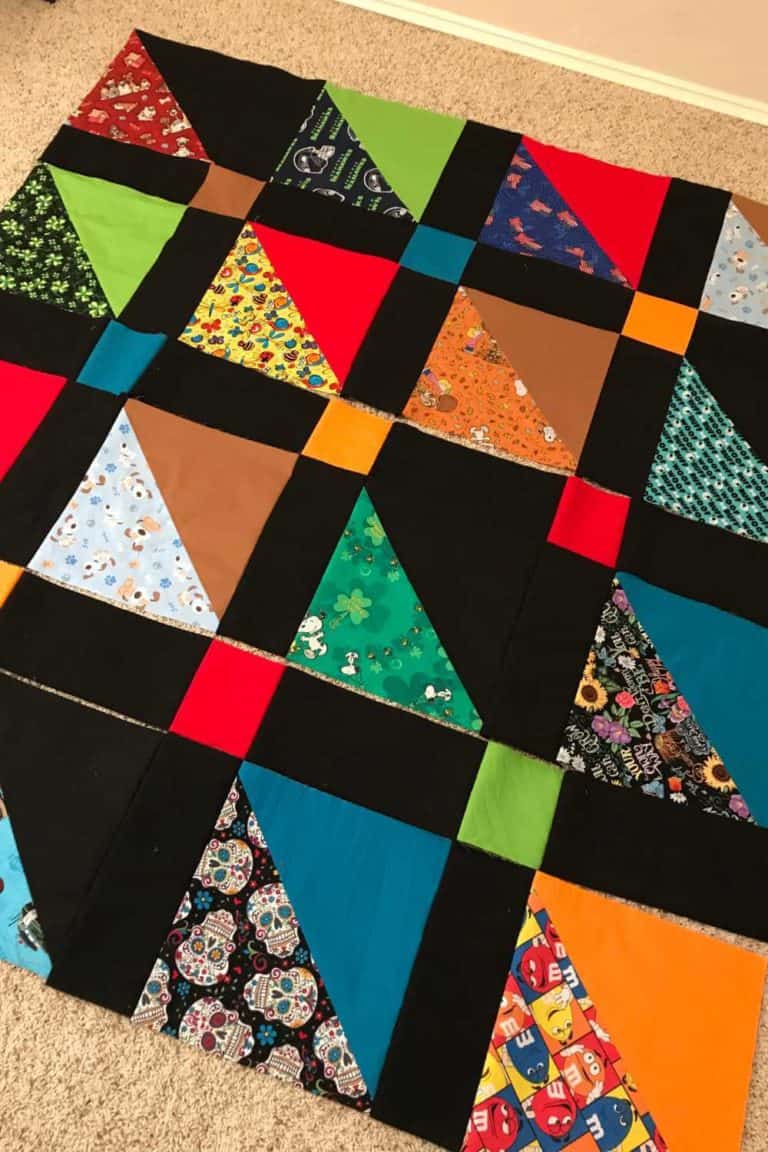 How To Make A Quilt Out Of Dog Bandanas Sunshine and Rainy Days
