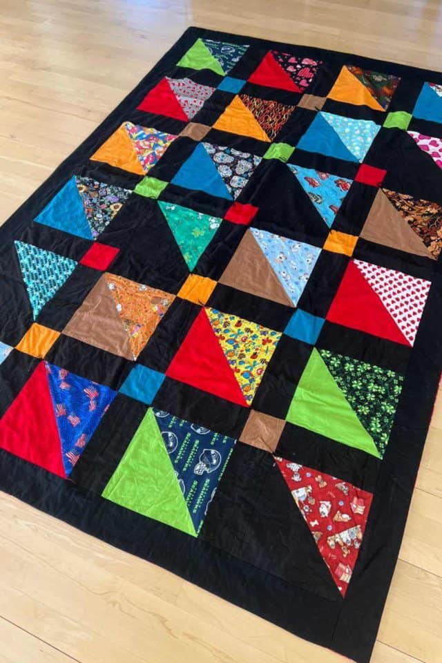 How To Make A Quilt Out Of Dog Bandanas Sunshine and Rainy Days