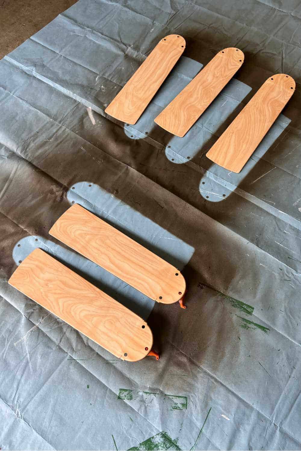 How To Paint Ceiling Fan Blades Sunshine and Rainy Days