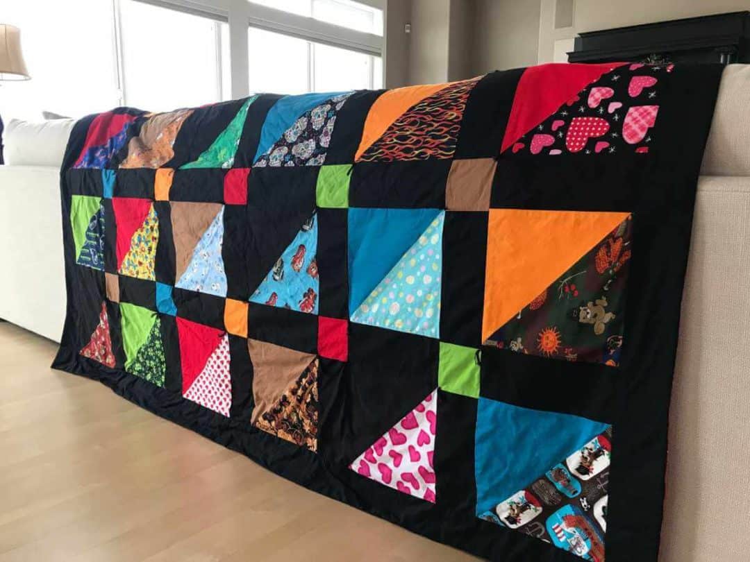 How To Make A Quilt Out Of Dog Bandanas Sunshine and Rainy Days