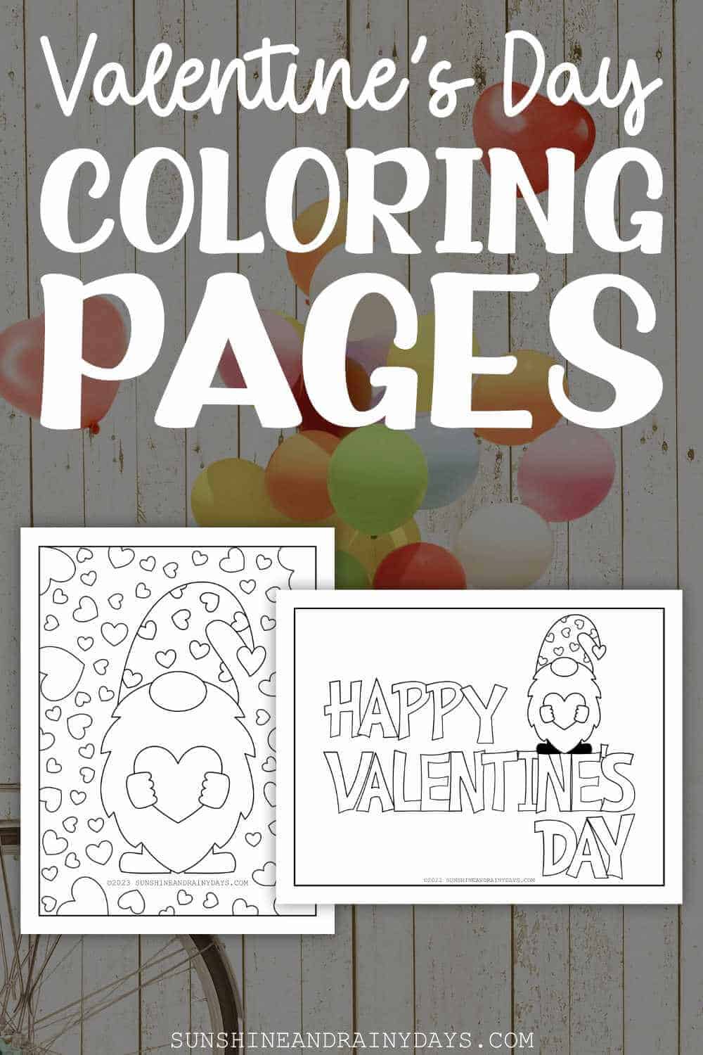 The Best Valentine's Day Coloring Pages - Sunshine and Rainy Days