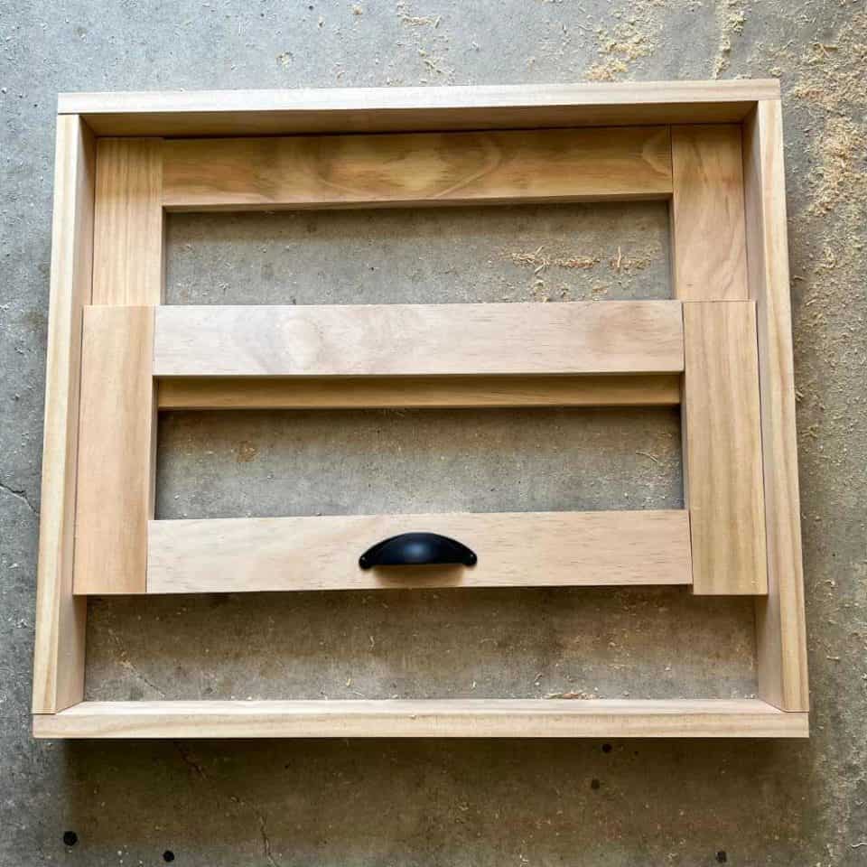 DIY Fake Window Frame For Decor - Sunshine and Rainy Days