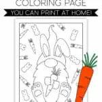 Printable Easter Gnome Coloring Pages you can print at home.