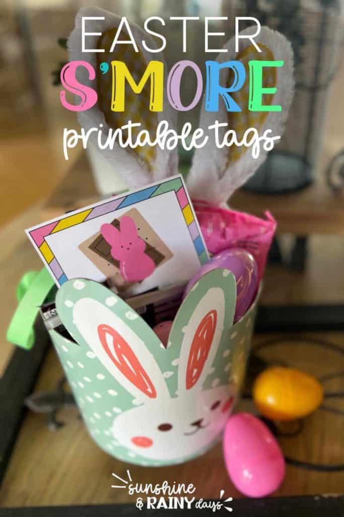 Easter Is S'more Fun With Peeps Printable Tags to put in Easter Baskets.