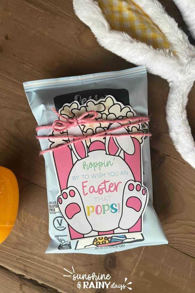 Easter Popcorn Tags You Can Print At Home!