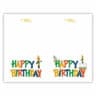 Printable First Birthday Card - Sunshine and Rainy Days