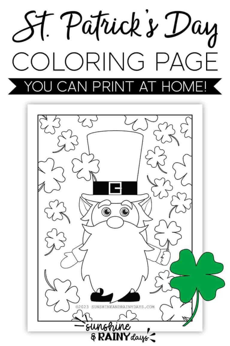 Celebrate St. Patrick’s Day With This Fun Coloring Page