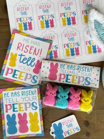 DIY Mini Paper Easter Basket Template - Sunshine and Rainy Days