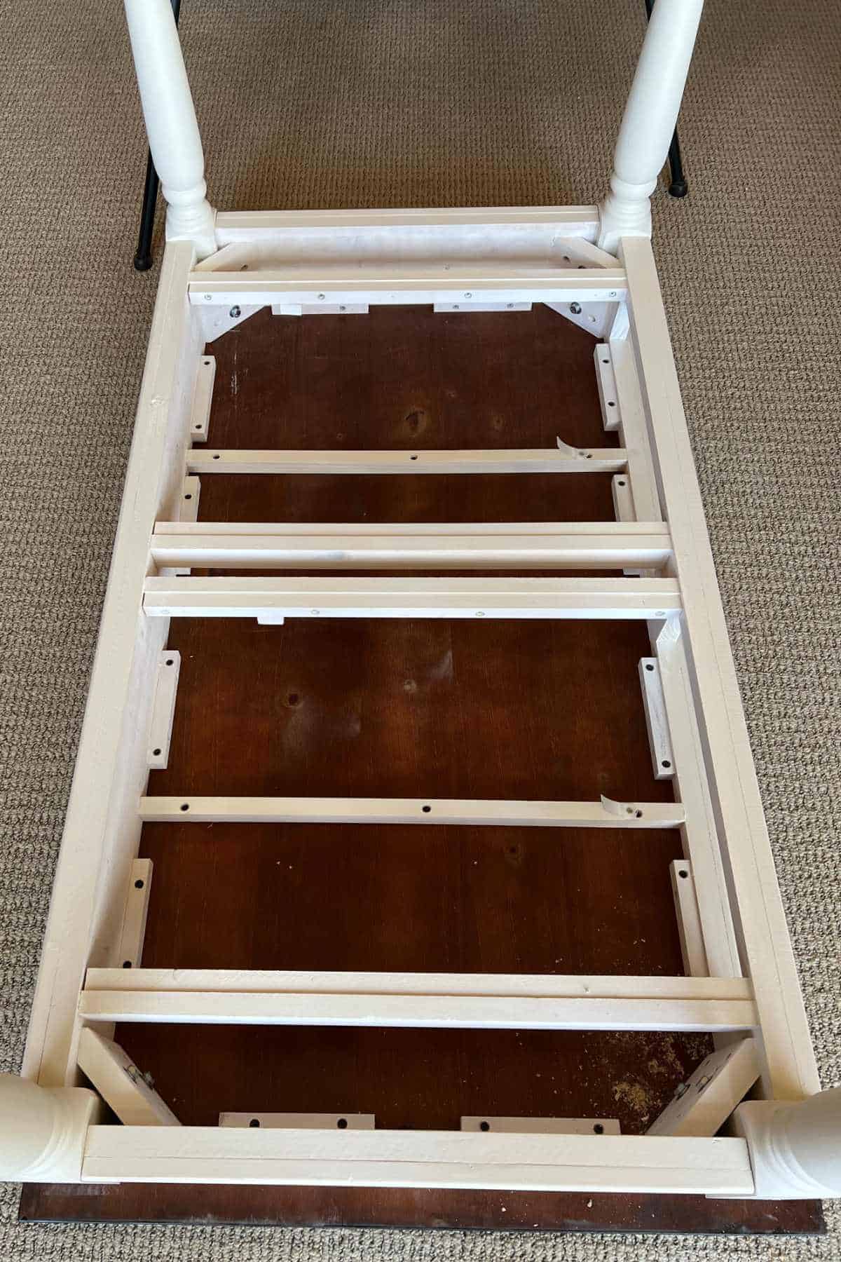 How To Turn A Coffee Table Into A Desk - Sunshine and Rainy Days