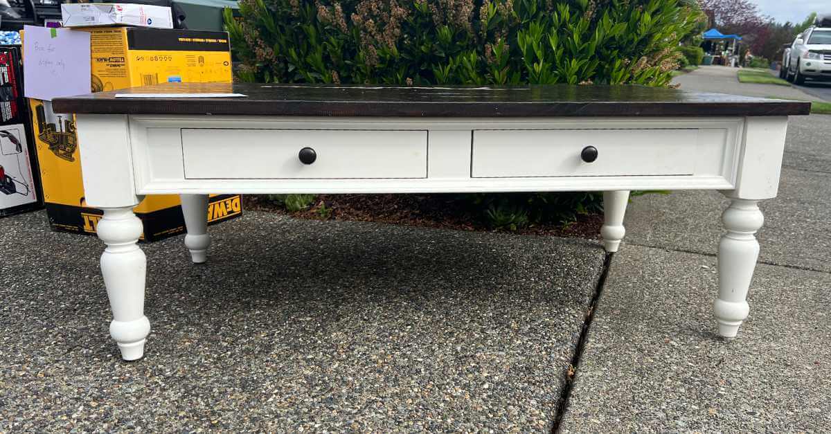 How To Turn A Coffee Table Into A Desk Sunshine and Rainy Days