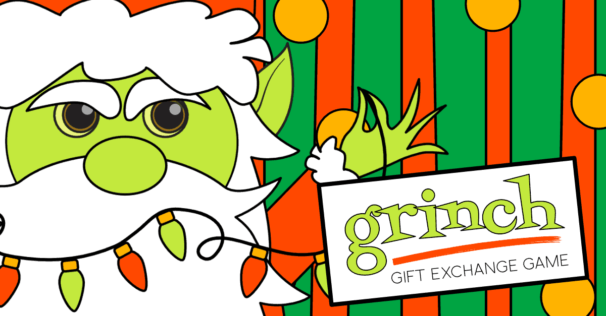 Grinchmas Gift Exchange Game Christmas Gift Games 