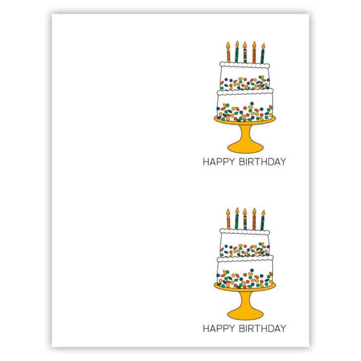 Free Printable Birthday Cards - Sunshine and Rainy Days