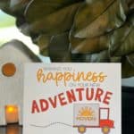 Printable Wishing You Happiness On Your New Adventure Card