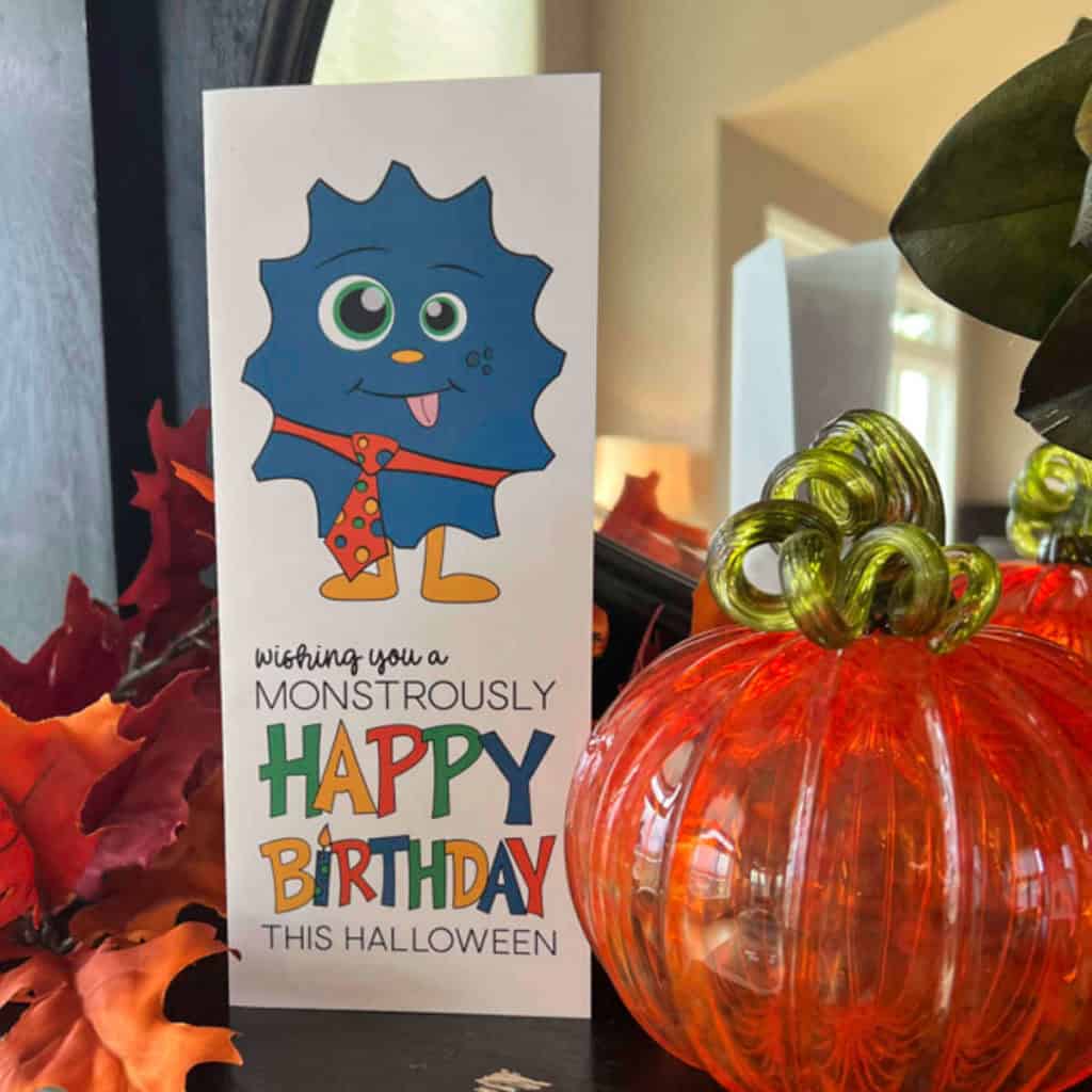 Printable Halloween Birthday Cards Sunshine and Rainy Days Printable Halloween Birthday Cards Sunshine and Rainy Days