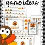 Thanksgiving game ideas you can print at home.