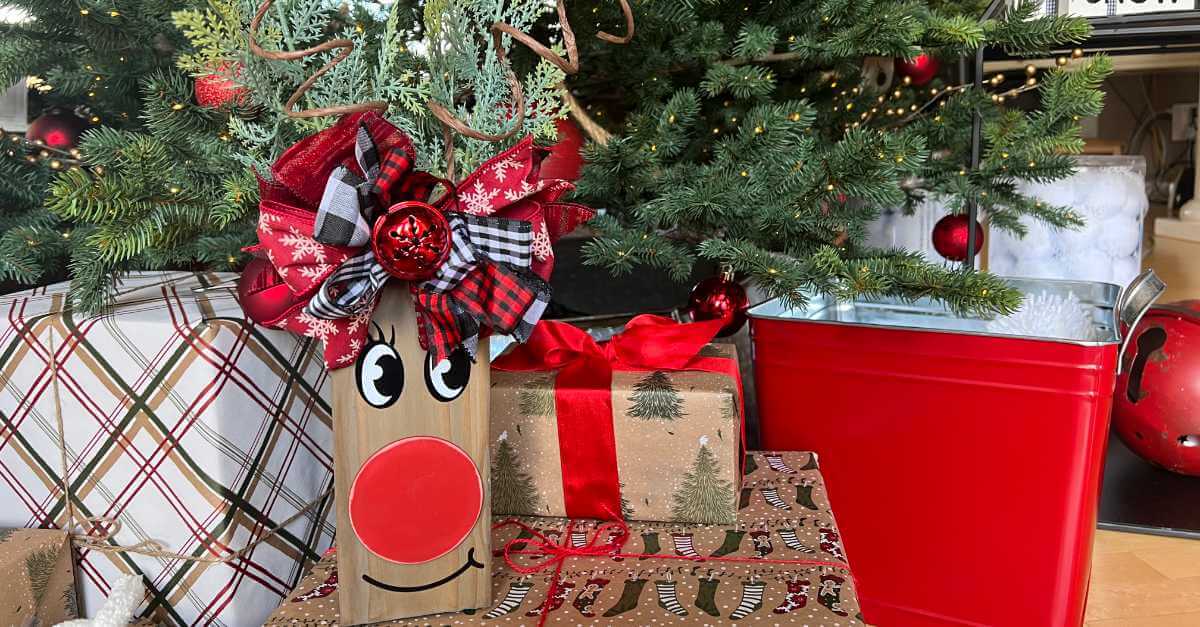 How To Make 4X4 Reindeer - Sunshine and Rainy Days