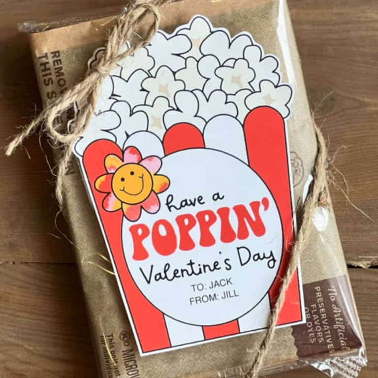 Groovy Valentine Popcorn Idea