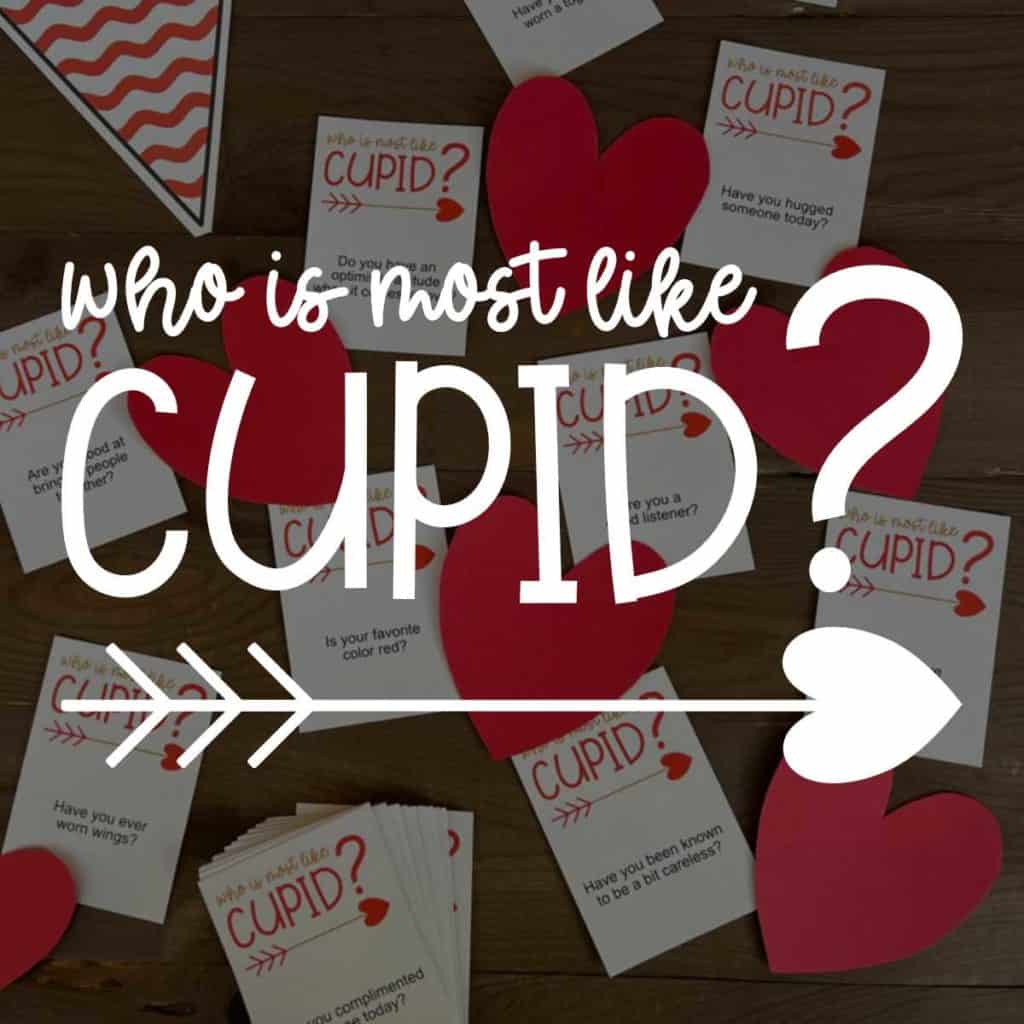 Who Is Most Like Cupid Valentine's Day Party Game.