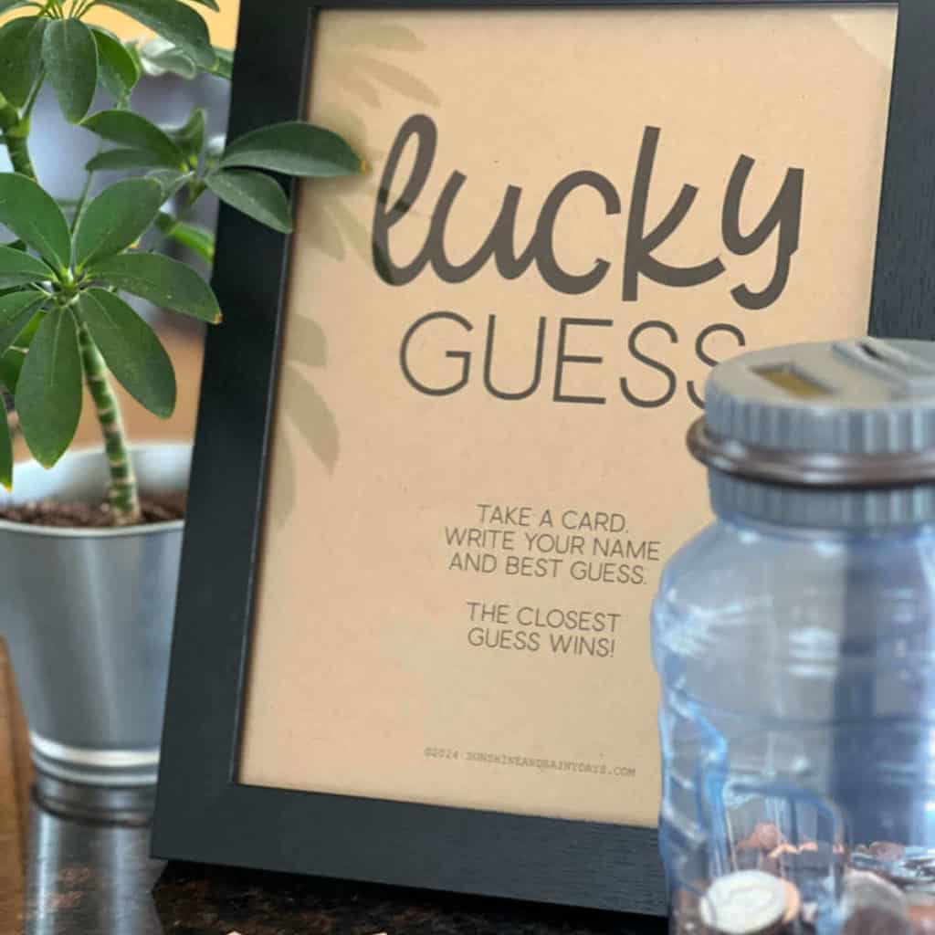 Lucky Guess Game for parties.