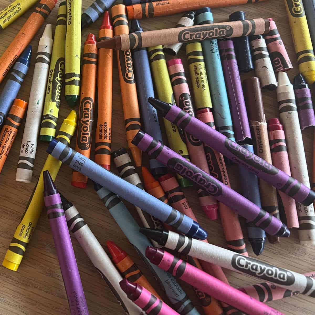 Crayola crayons for melting into shapes.