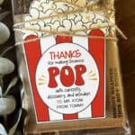 Teacher appreciation popcorn gift for a Science teacher!